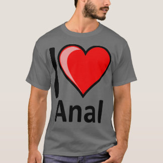 Rude I Liebe Anal Merchandise Secret Santa Valenti T-Shirt