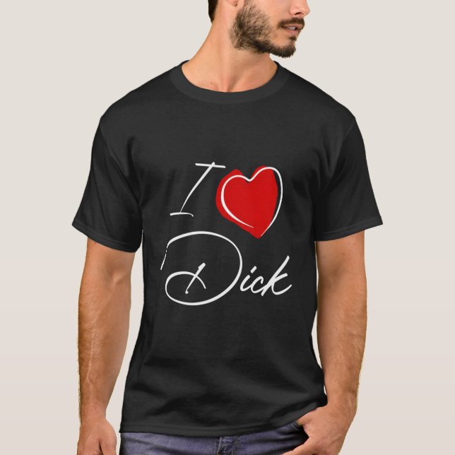 Rude I Liebe Dick T-Shirt (Vorderseite)