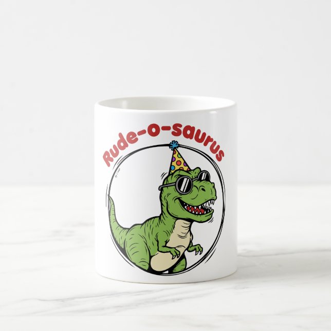 Rude-o-saurus Kaffeetasse (Mittel)