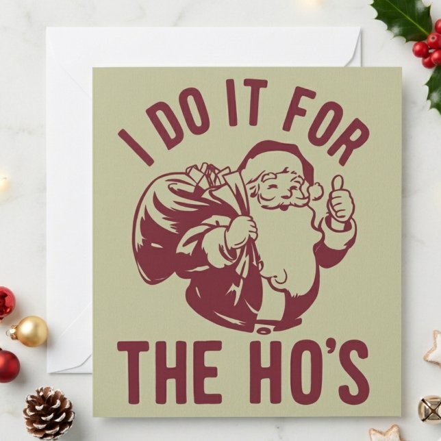 Rude Weihnachten Weihnachtsfeier Ich mache es für  (Von Creator hochgeladen)