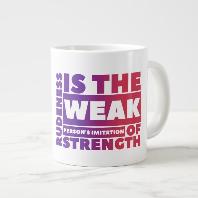 Rudeness - Jumbo Jumbo-Tasse (Vorderseite Rechts)