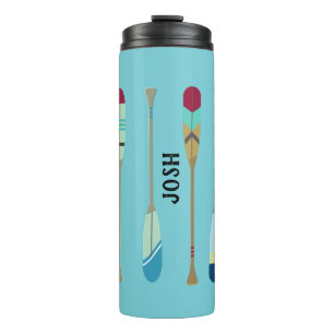 Ruder im Vintage-Stil Thermosbecher