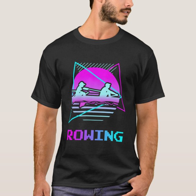 Ruder-Kajak-Ruderer T-Shirt (Vorderseite)