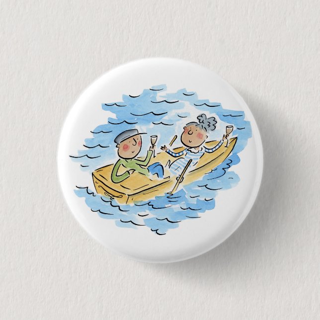 Ruderboot Button (Vorderseite)
