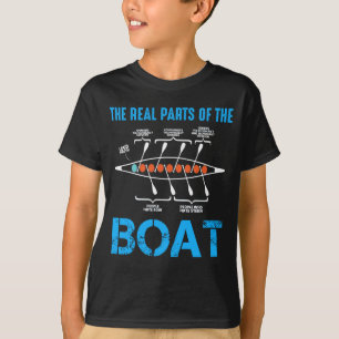 Ruderboot Geschenk für Kanufahrer Kajak Wasserspo T-Shirt