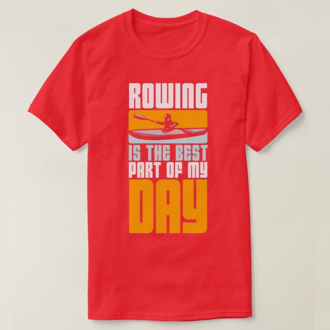 Ruderboot Kajak Ruderboot Ruderboot 4 T-Shirt (Design vorne)