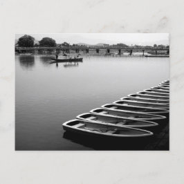 Ruderboote: Arashiyama, Kyōto Postcard Postkarte