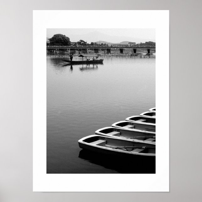 Ruderboote: Arashiyama, Kyoto Poster (Vorne)
