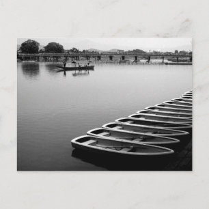 Ruderboote: Arashiyama, Kyoto Postkarte