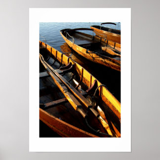 Ruderboote auf Derwentwater: Lake District Poster