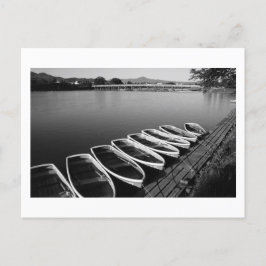 Ruderboote in Arashiyama in Kyoto Postkarte