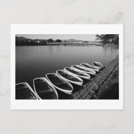 Ruderboote in Arashiyama in Kyoto Postkarte