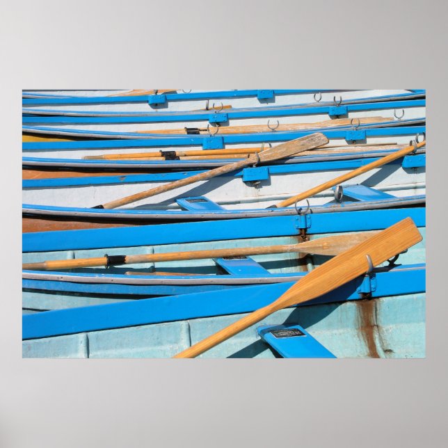 Ruderboote in Henley an der Themse UK Poster (Vorne)