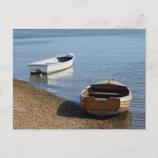 Ruderboote Postkarte (Vorderseite)