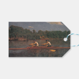 Ruderbootrennen am Fluss Geschenkanhänger