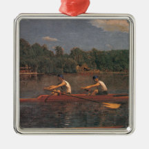 Ruderbootrennen am Fluss (von Thomas Eakins)