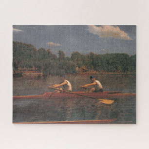 Ruderbootrennen am Fluss (von Thomas Eakins) Puzzle