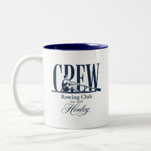 Ruderclub Henley Gegr. 1839 Zweifarbige Tasse