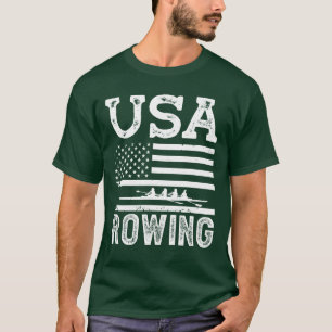 Ruderer usa Rudersport Kajaksport Kanusport Wasser T-Shirt
