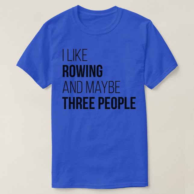 Ruderfunny Zitat T-Shirt (Design vorne)