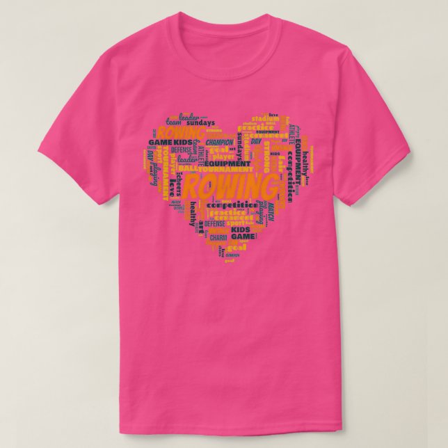 Rudermädchen T-Shirt (Design vorne)