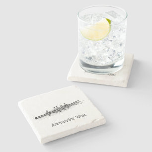 Rudern Ruderer Crew Mannschaft Wassersport Steinuntersetzer