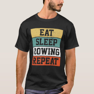 Rudern Ruderer Retro Vintage Lustiges Geschenk Pre T-Shirt