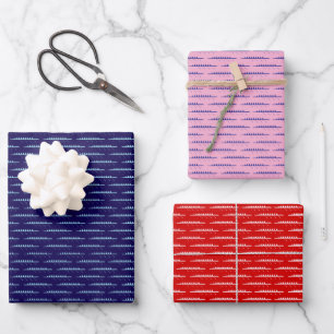 Rudernde Ruderer DIY-Farben 8-Mann-Crew-Team Mehrf Geschenkpapier Set