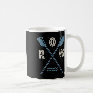 Ruderreihe Crew Steuermann Ruderer Retro Boot Padd Kaffeetasse