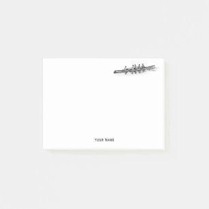 Ruderrowers Crew Team Wassersport Post-it Klebezettel