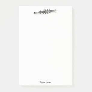 Ruderrowers Crew Team Wassersport Post-it Klebezettel