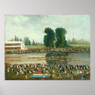 Ruderszene - E. Levy Fine Art Poster
