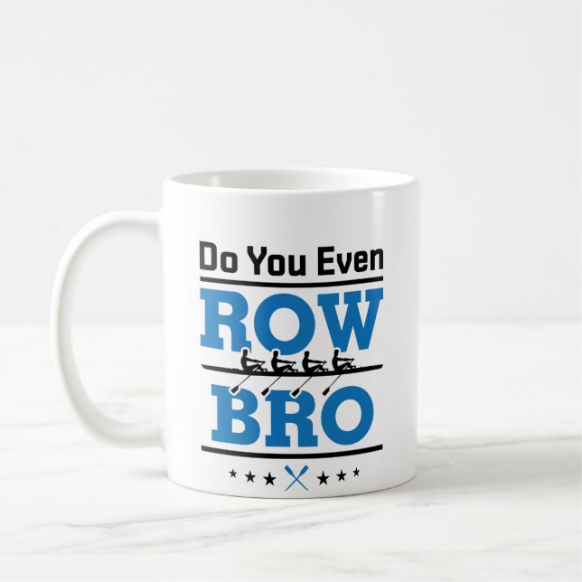 Ruderturm der Crew Sie sogar Row Bro Kaffeetasse (Links)