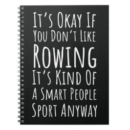 Ruderweihnachtsgeschenke Rower Crew Notizblock