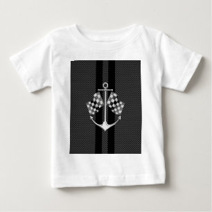Ruderwettkampf nautisch im baby t-shirt