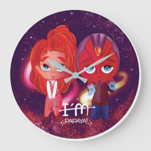 Ruderzeit Große Wanduhr