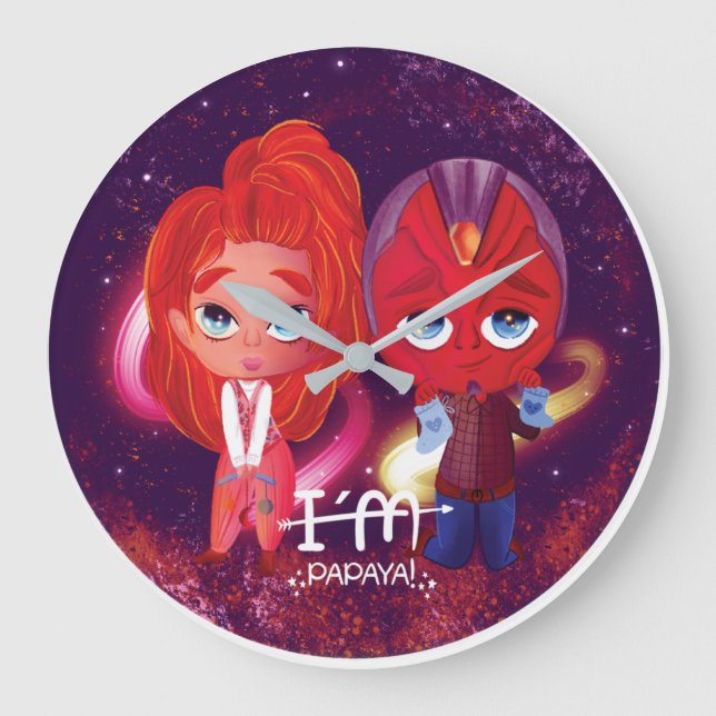 Ruderzeit Große Wanduhr (Vorderseite)