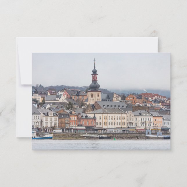 Rüdesheim am Rhein - Deutschland-Karte (Vorderseite)