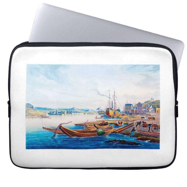 Rüdesheim, Deutschland 01A Laptopschutzhülle (Vorderseite)