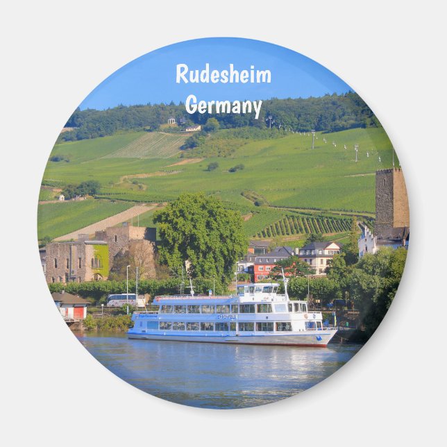 Rudesheim, Deutschland, Kreuzfahrtschiff Magnet (Vorne)