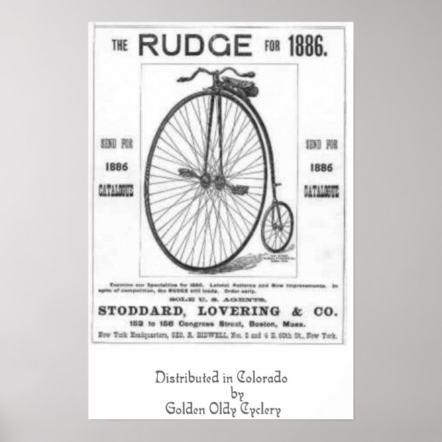 Rudge Cycles Poster (Vorne)