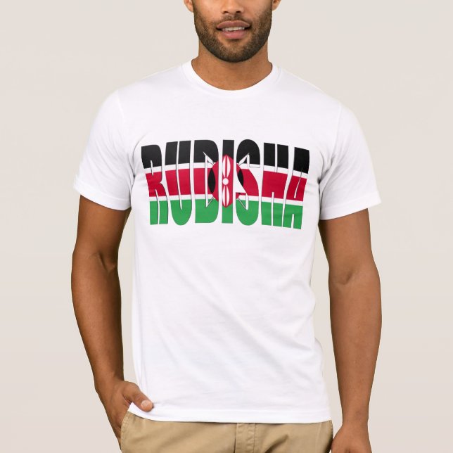 Rudisha Kenyan-Flaggen-T - Shirt (Vorderseite)