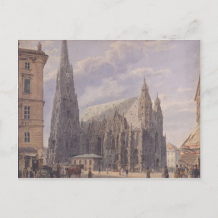 Rudolf Alt - Der Stephansdom in Wien Postkarte