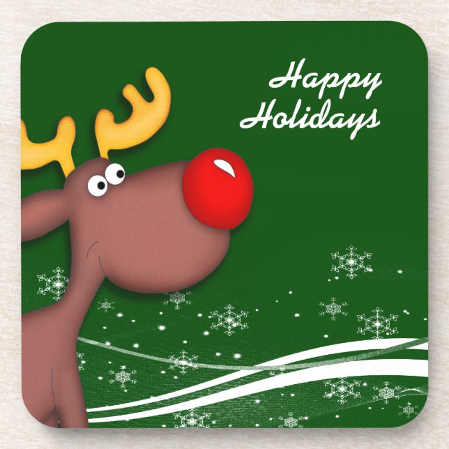 Rudolf Christmas Untersetzer (Vorderseite)