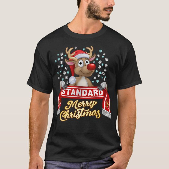 Rudolf met FanSjaal Standard T-Shirt (Vorderseite)