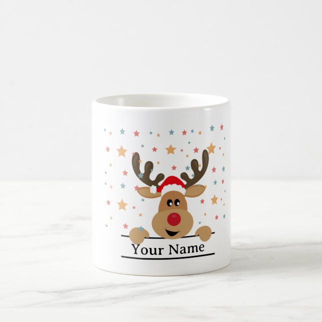 Rudolf Weihnachten Tasse (Mittel)