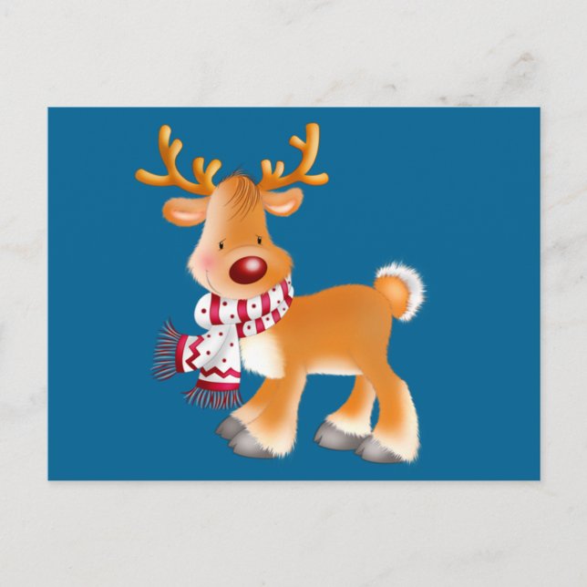 rudolph Cartoon Postkarte (Vorderseite)