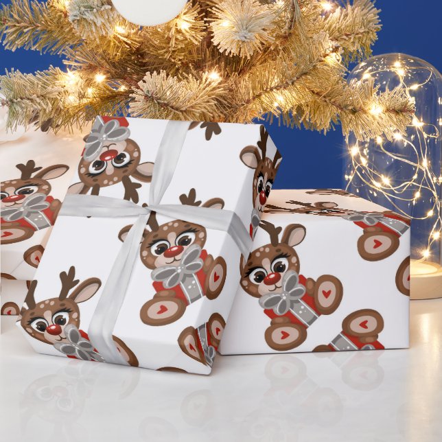 Rudolph Christmas Geschenkpapier (Feiertage)