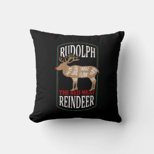 Rudolph Das Rote Fleisch Rentier Wurfkissen Kissen