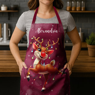 Rudolph Das Rote Nasen Rentier Weihnachten Schürze